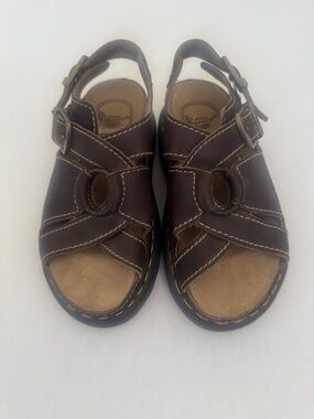Dr. Martens Dark Brown Leather Sandals with Buckle size W8/8.5 size Men7